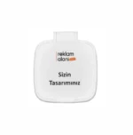 Kişiye Özel Baskılı Kare Ayna, Kare El aynası, Makyaj aynası, Kare Promosyon ayna,