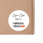Oval Yuvarlak Etiket Baskı, Sticker