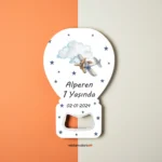 Balon Şekilli Açacak Magnet - Balon Temalı 1 Yaşında Açacak Magnet