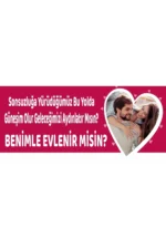 Evlilik Teklifi Afişi, Evlenme Teklifi Pankart, (150cmx100cm) Kişiye Özel Tasarım Destekli 1.kalite