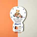 Balon Açacak Hoşgeldin Bebek Açacak Magnet, Hediyelik Magnet