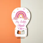 Balon Açacak Magnet Yeni Doğan Kız, Doğum Günü, Hediyelik
