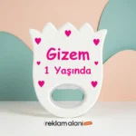 Lale Açacak Magnet, Kız Bebek Magneti , Yeni Doğan, Doğum Günü Hediyelikleri