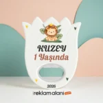 Lale Açacak Magnet, Erkek 1 Yaşında Magneti, Yeni Doğan, Doğum Günü Hediyelikleri