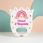 Lale Açacak Magnet, Kız Bebek Magneti 2 Yaşında , Yeni Doğan, Doğum Günü Hediyelikleri