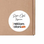 Oval Yuvarlak Etiket Baskı Sticker