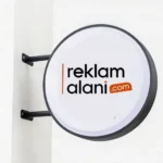 Çift Taraflı Işıklı 50cm Çap / Vakum Pleksi / Yuvarlak Fener Tabela