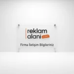 Şeffaf Pleksi Kapı Tabelası - Görsel 2