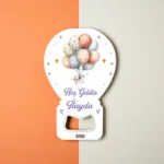 Açacak Magnet Yeni Doğan, Doğum Günü, Balon Temalı Bebek Hediyelik Magneti