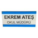 Sınıf ve Derslik Kapı İsimlikleri